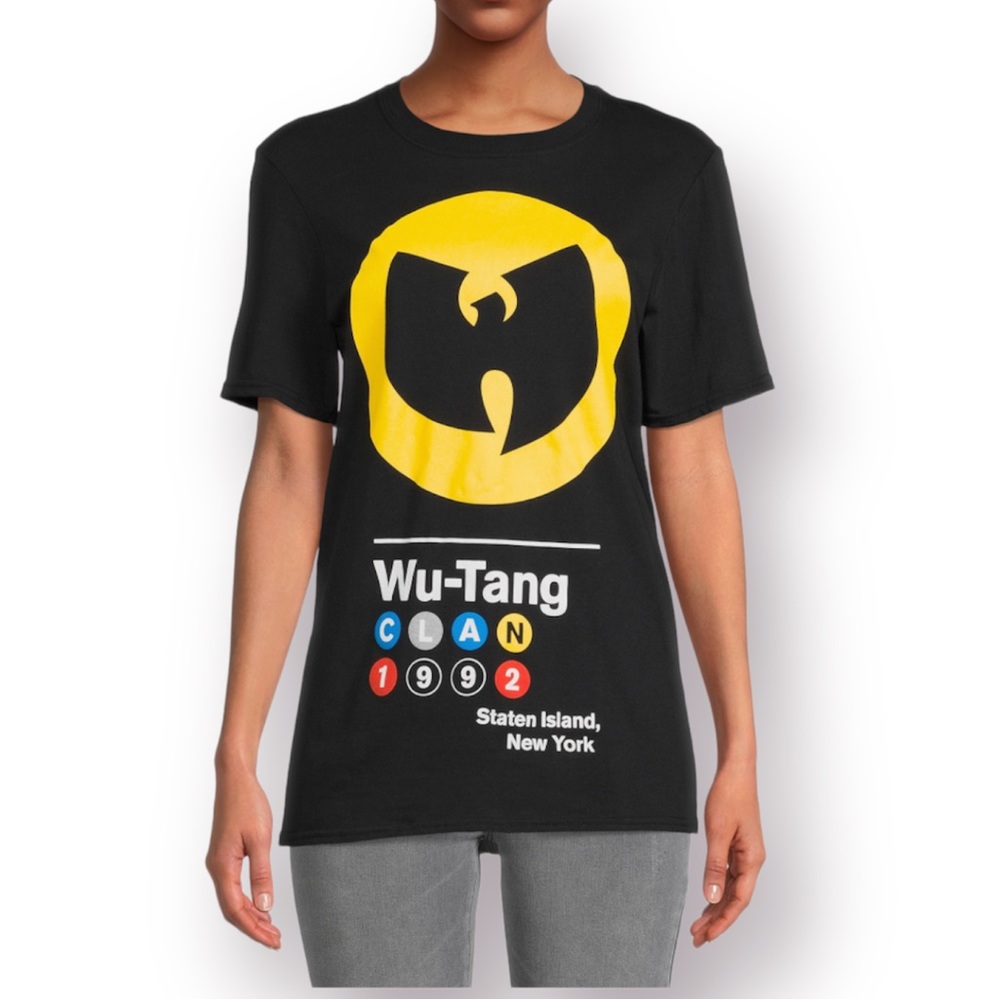WU-TANG CLAN Subway Graphic Band T-Shirt Small